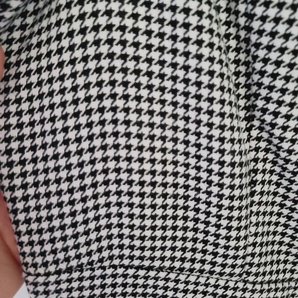 NWT ELIZA J short sleeves ruffle sheath dress black and white - Picture 4 of 9